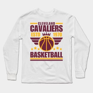 Cleveland Cavaliers 1970 Basketball Retro Long Sleeve T-Shirt